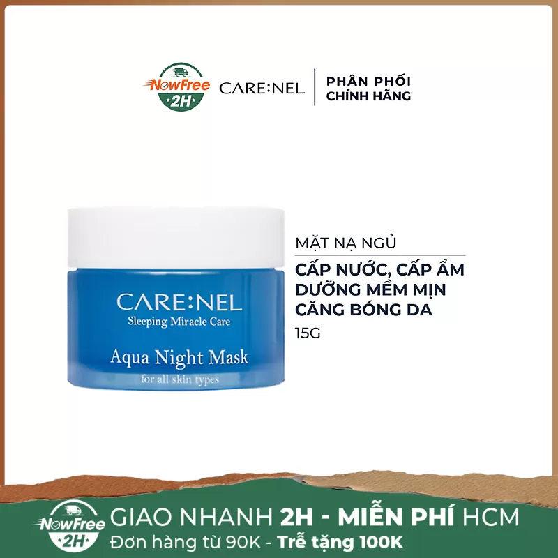 Mặt Nạ Ngủ Care:Nel Cấp Nước, Dưỡng Ẩm Da 15g