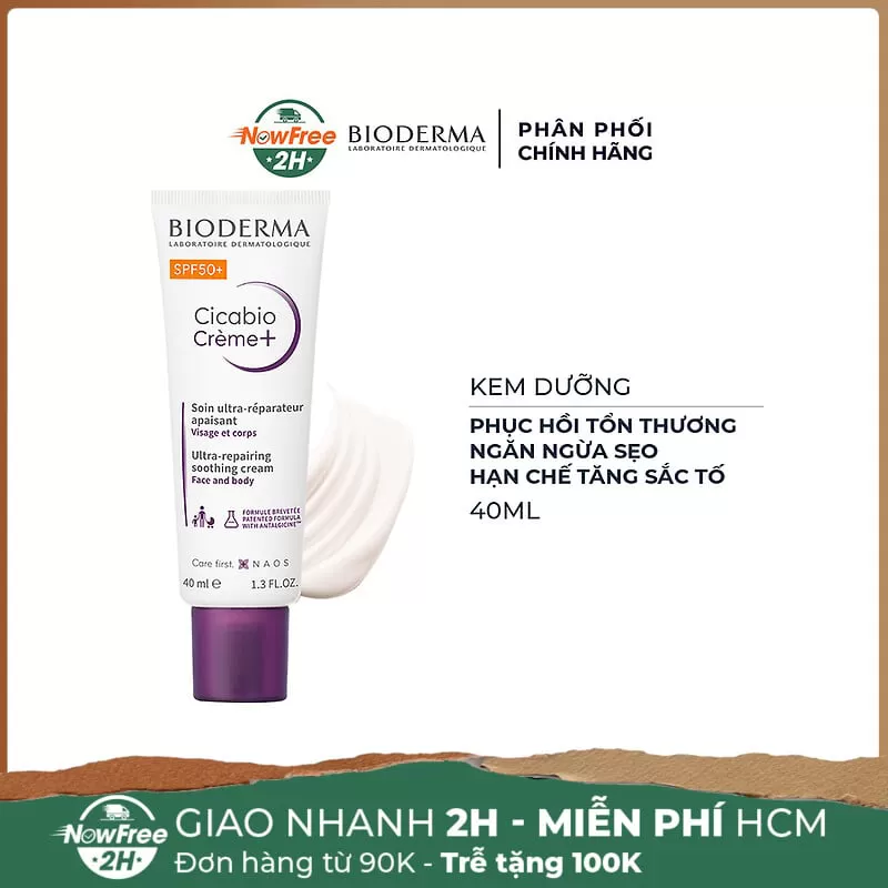 Kem Dưỡng Bioderma Phục Hồi, Ngừa Sẹo & Giảm Tăng Sắc Tố 40ml