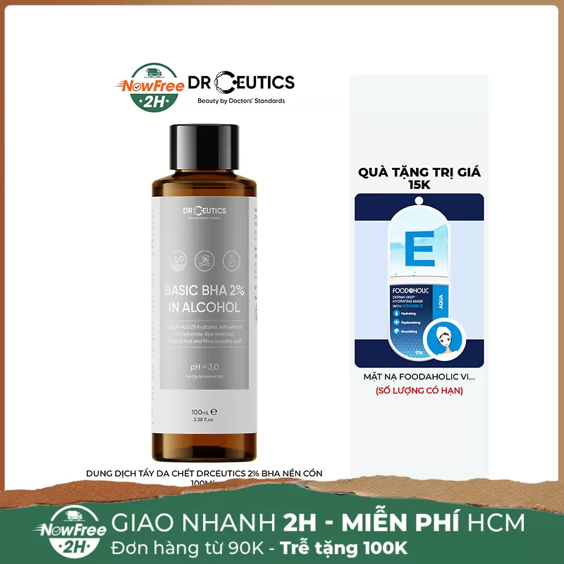 Dung Dịch Tẩy Da Chết DrCeutics 2% BHA Nền Cồn 100ml