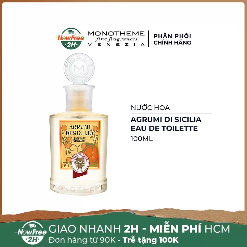 Nước Hoa Nam Nữ Monotheme Agrumi Di Sicilia EDT 100ml