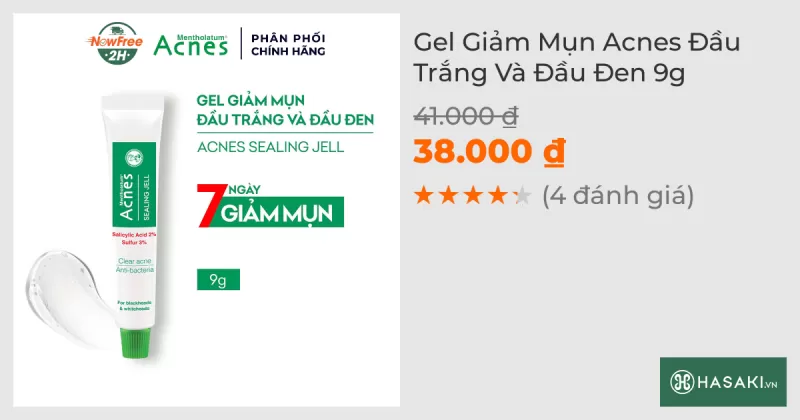 Gel Giảm Mụn Acnes Đầu Trắng Và Đầu Đen 9g