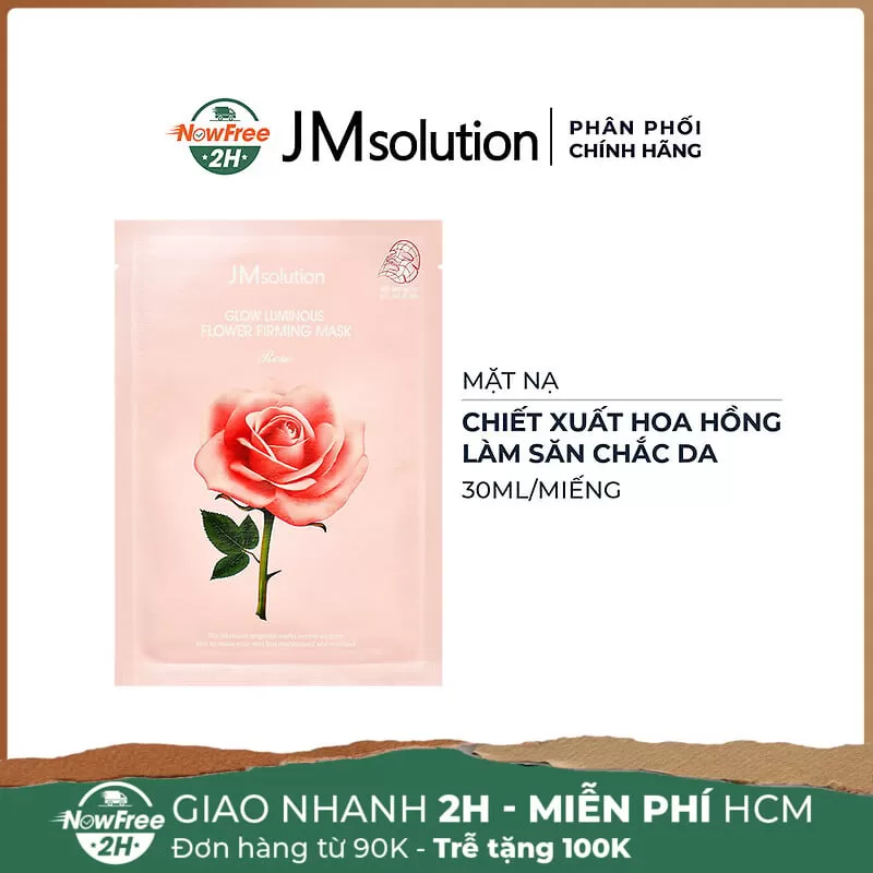 Mặt Nạ JMsolution Hoa Hồng Làm Săn Chắc Da 30ml