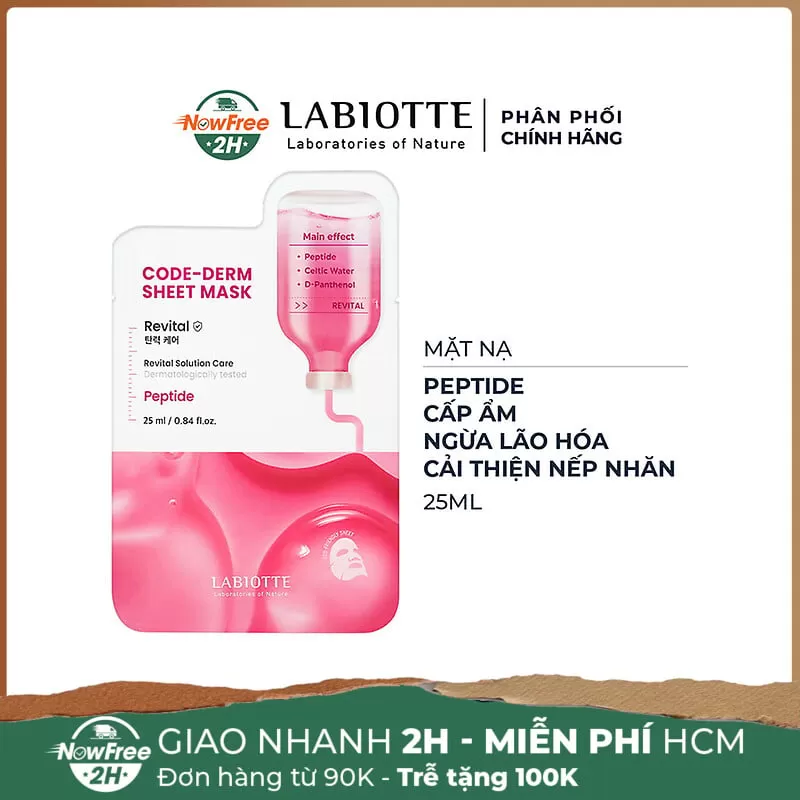 Mặt Nạ Labiotte Cấp Ẩm Ngừa Lão Hóa 25ml