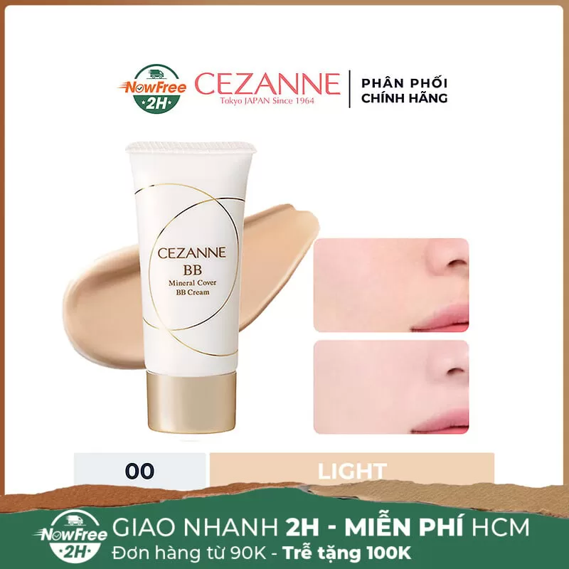 Kem Nền Khoáng Cezanne BB Cream SPF29 PA+++ 00 Light 30g