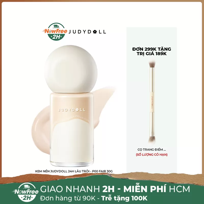 Kem Nền Judydoll 24H Lâu Trôi - P00 Fair 30g