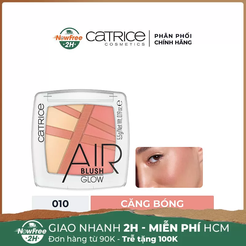 Phấn Má Hồng Catrice Mỏng Nhẹ Căng Bóng - Màu 010 5.5g