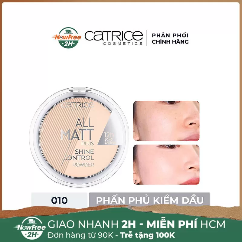 Phấn Phủ Catrice Kiềm Dầu Lâu Trôi Màu 010 10g