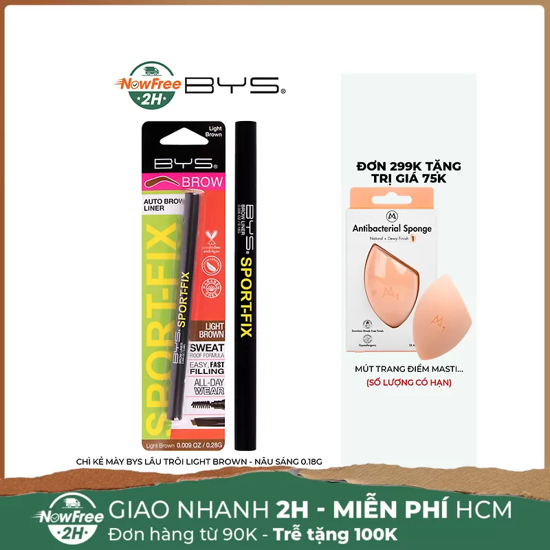 Chì Kẻ Mày BYS Lâu Trôi Light Brown - Nâu Sáng 0.18g