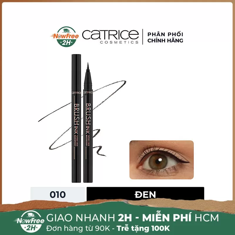 Bút Kẻ Mắt Catrice Mềm Mại Sắc Nét - 010 Đen 1ml