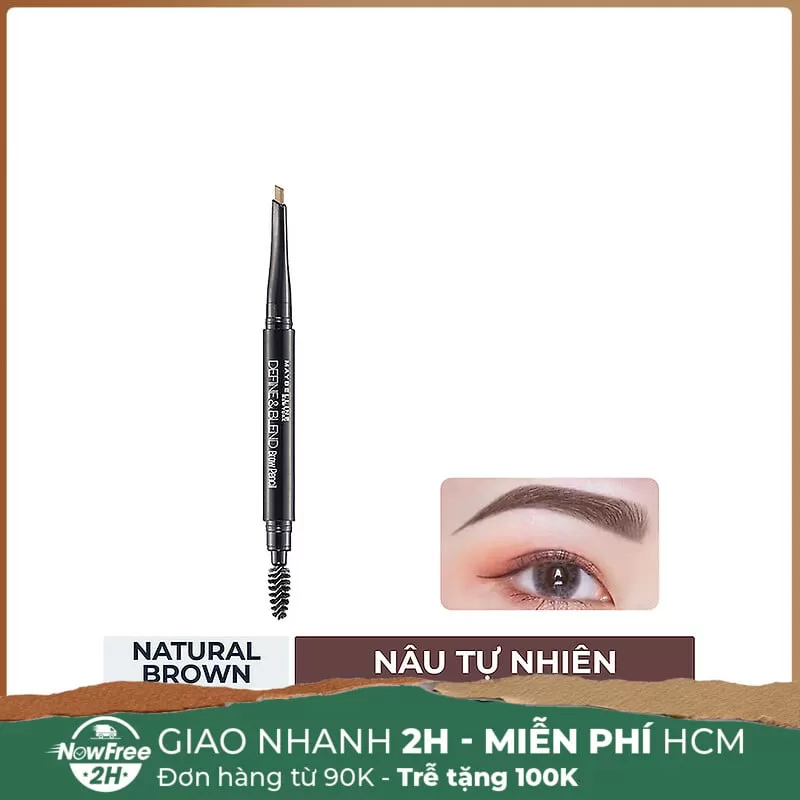 [HSD 11/2025] Chì Kẻ Mày Maybelline Nâu Tự Nhiên Natural Brown 0.16g