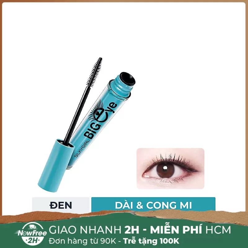 [HSD 11/2025] Mascara Silkygirl Big Eye Làm Dài Và Cong Mi 5ml