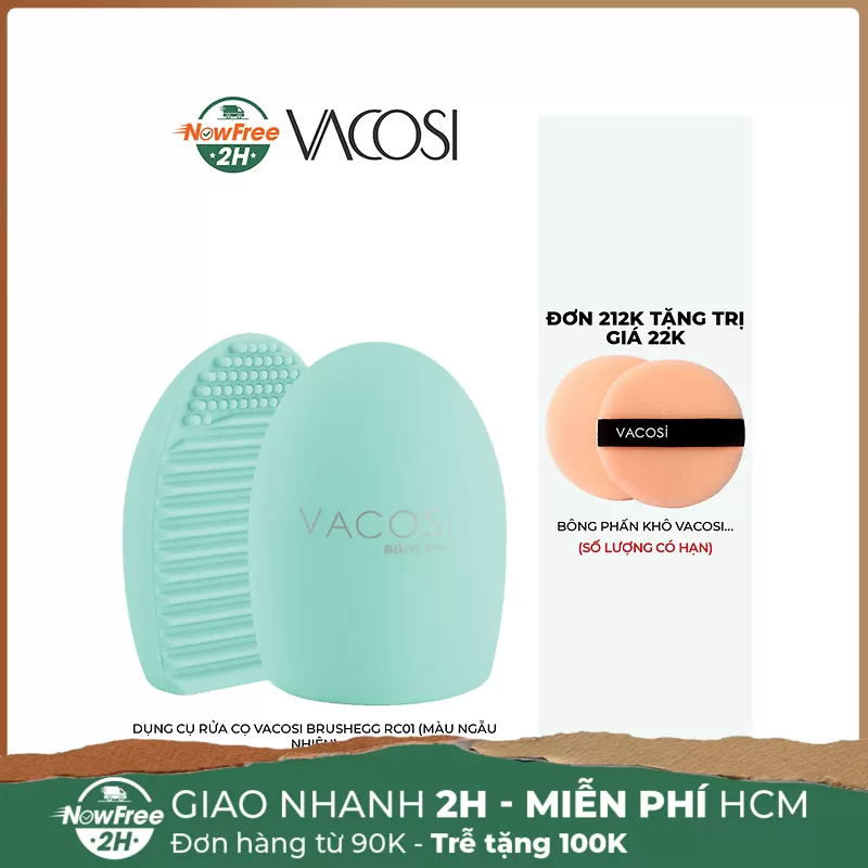 Dụng Cụ Rửa Cọ Vacosi Brushegg RC01 (Màu Ngẫu Nhiên)