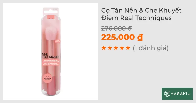 Cọ Tán Nền & Che Khuyết Điểm Real Techniques