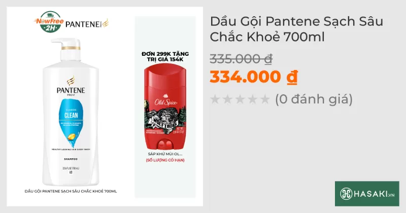 Dầu Gội Pantene Sạch Sâu Chắc Khoẻ 700ml