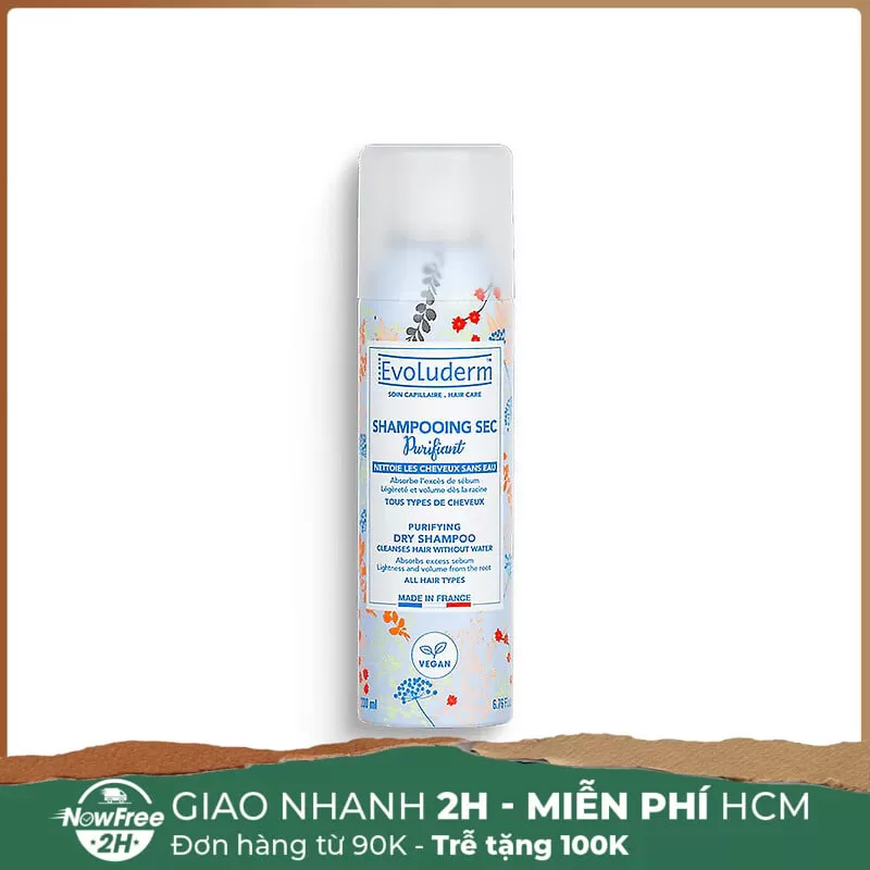 [HSD 10/2025] Dầu Gội Khô Evoluderm 200ml