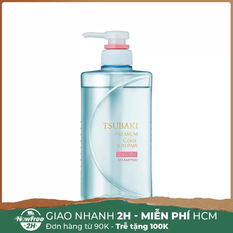 [HSD 11/2025] Dầu Gội Tsubaki Sạch Dầu Mát Lạnh 490ml