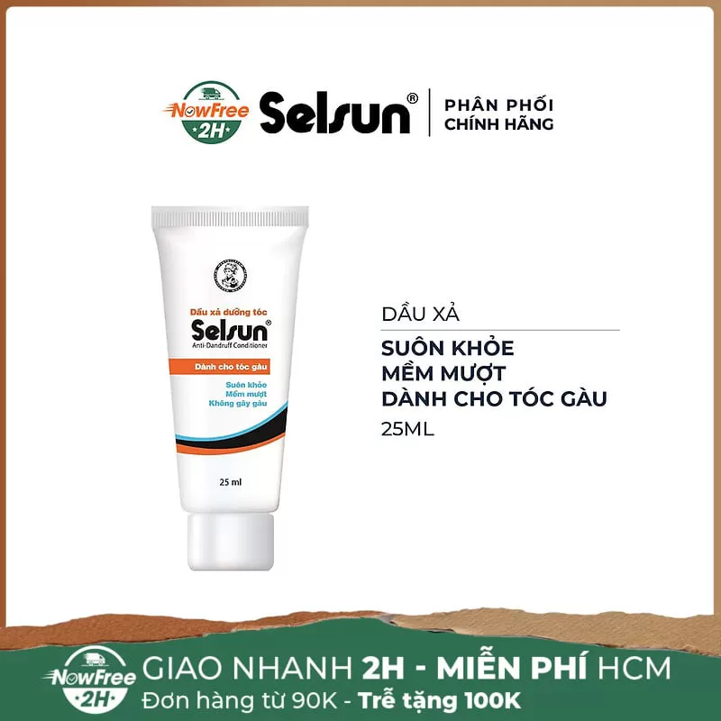 [Mini] Dầu Xả Selsun Dưỡng Tóc Ngăn Ngừa Gàu 25ml