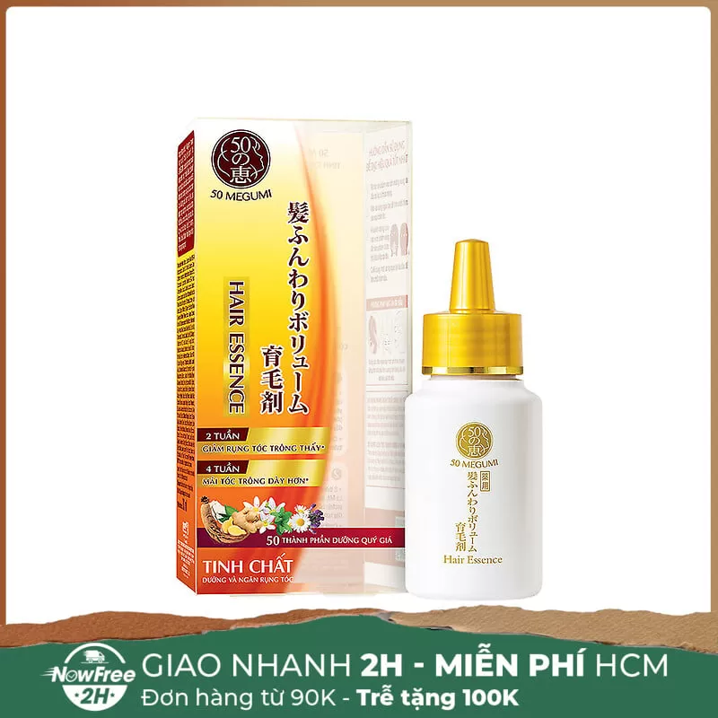 [HSD 10/2025] Tinh Chất 50 Megumi Dưỡng Và Ngăn Rụng Tóc 30ml