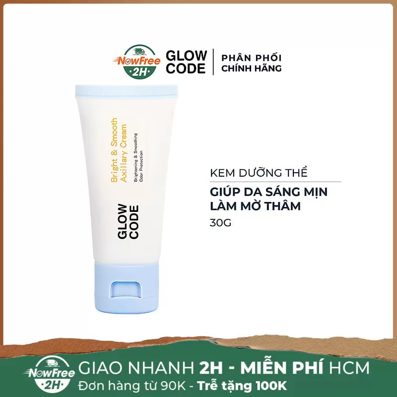 Kem Dưỡng Thể GlowCode Giúp Da Sáng Mịn, Mờ Thâm 30g