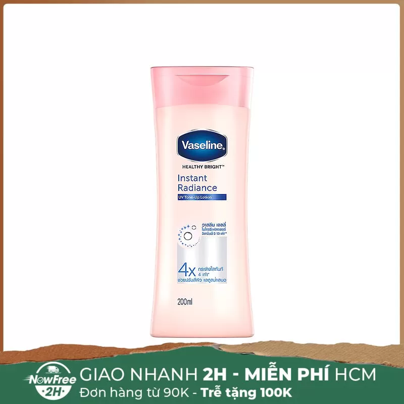 [HSD 10/2025] Sữa Dưỡng Thể Vaseline Nâng Tông Sáng Da Tức Thì 200ml