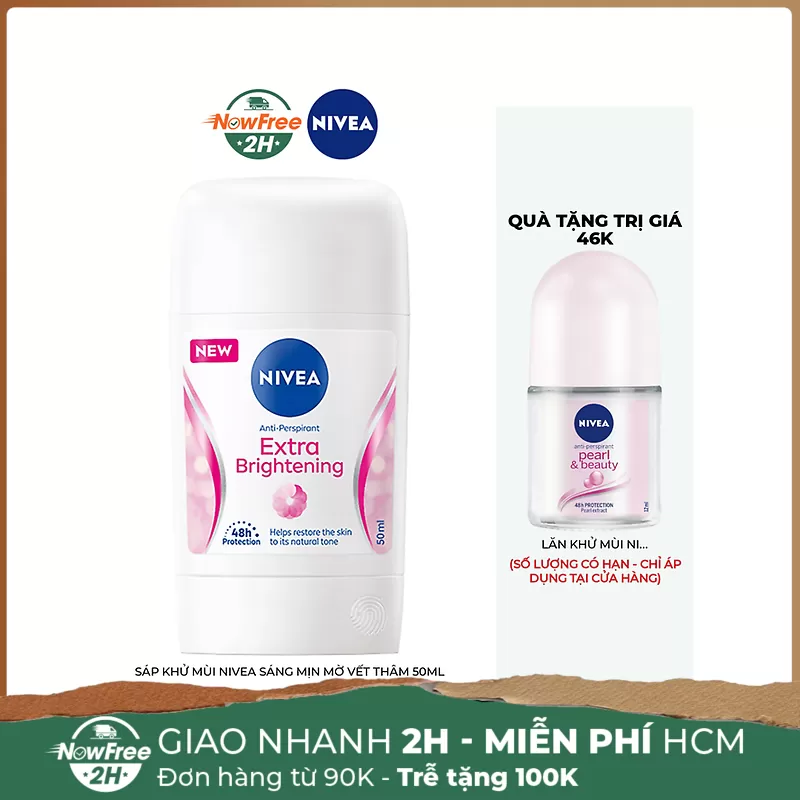 Sáp Khử Mùi Nivea Sáng Mịn Mờ Vết Thâm 50ml