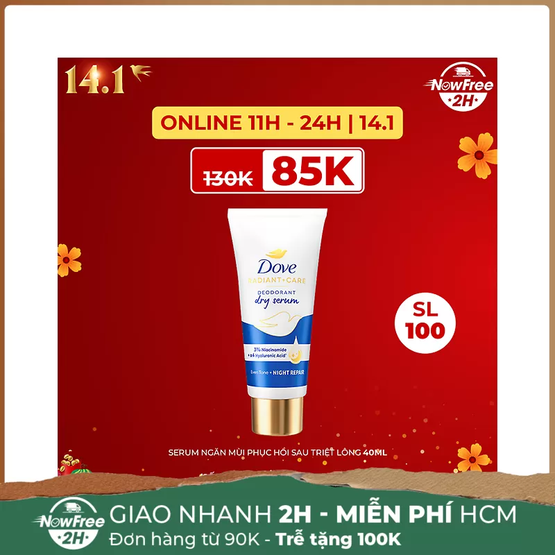 Serum Ngăn Mùi Dove Phục Hồi Sau Triệt Lông 40ml