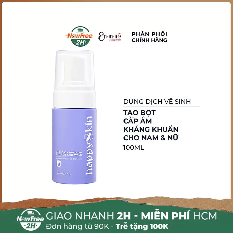 Dung Dịch Vệ Sinh Emmié Tạo Bọt Cấp Ẩm, Kháng Khuẩn 100ml