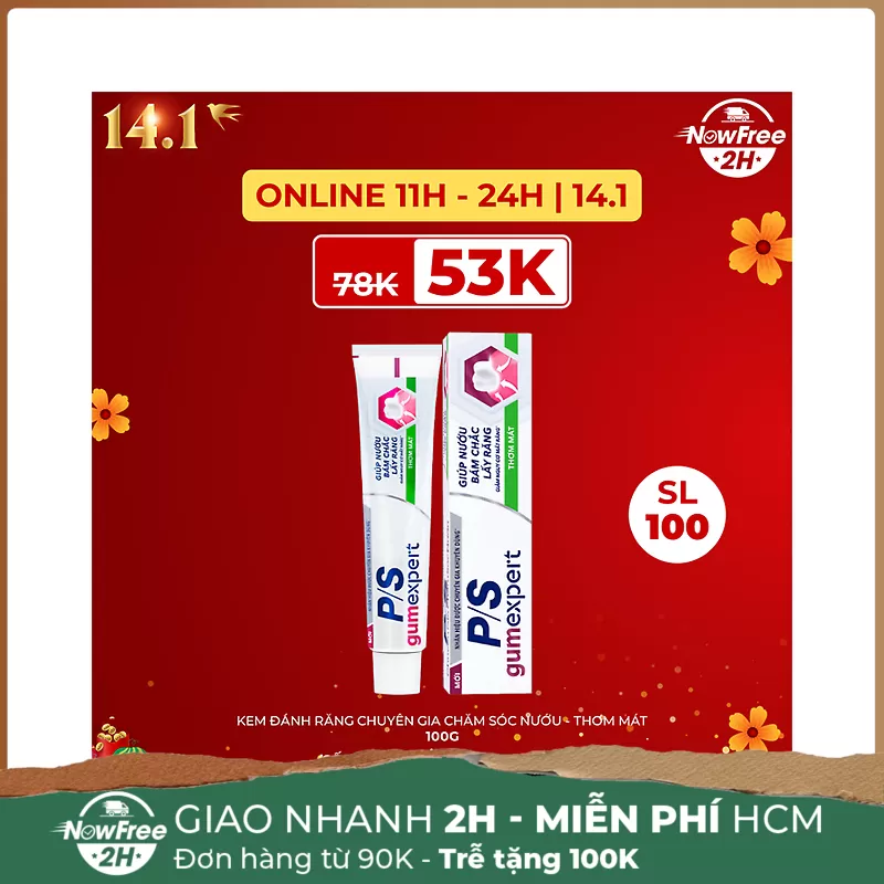 Kem Đánh Răng P/S Chuyên Gia Chăm Sóc Nướu - Thơm Mát 100g