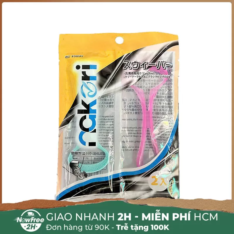 [Gift] Dụng Cụ Cạo Lưỡi Gói 2 Cây NAKORI