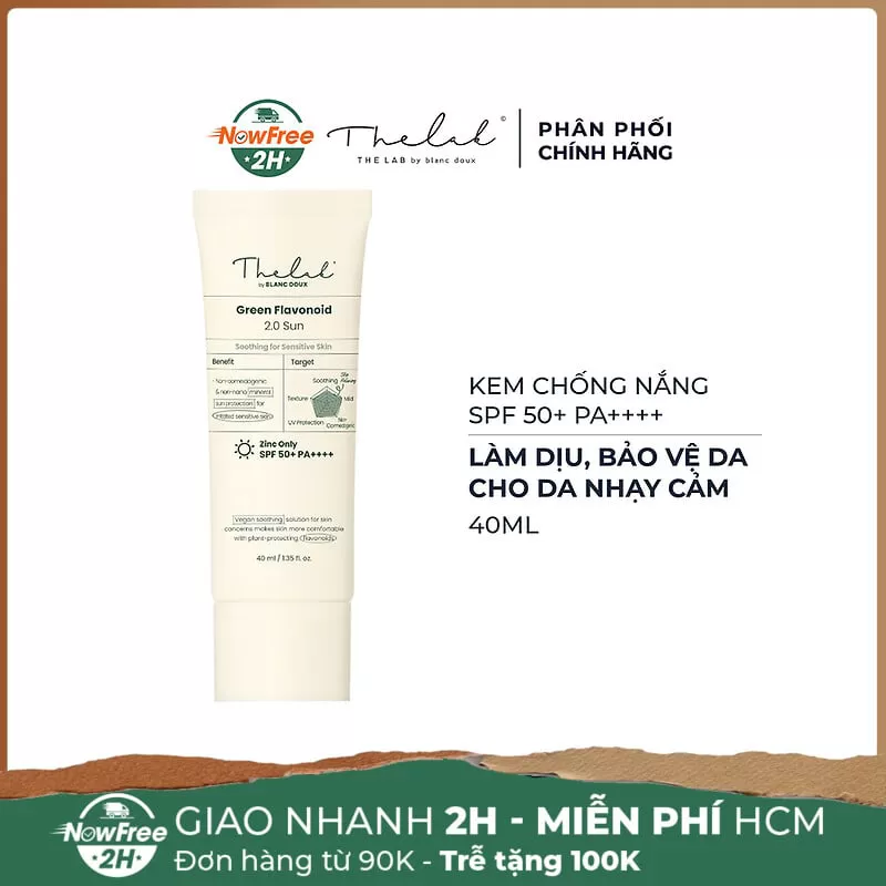 Kem Chống Nắng The Lab Làm Dịu Cho Da Nhạy Cảm 40ml