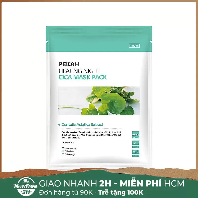 [HSD 12/2025] Mặt Nạ Pekah Chiết Xuất Rau Má Giảm Mụn Và Thâm 25ml