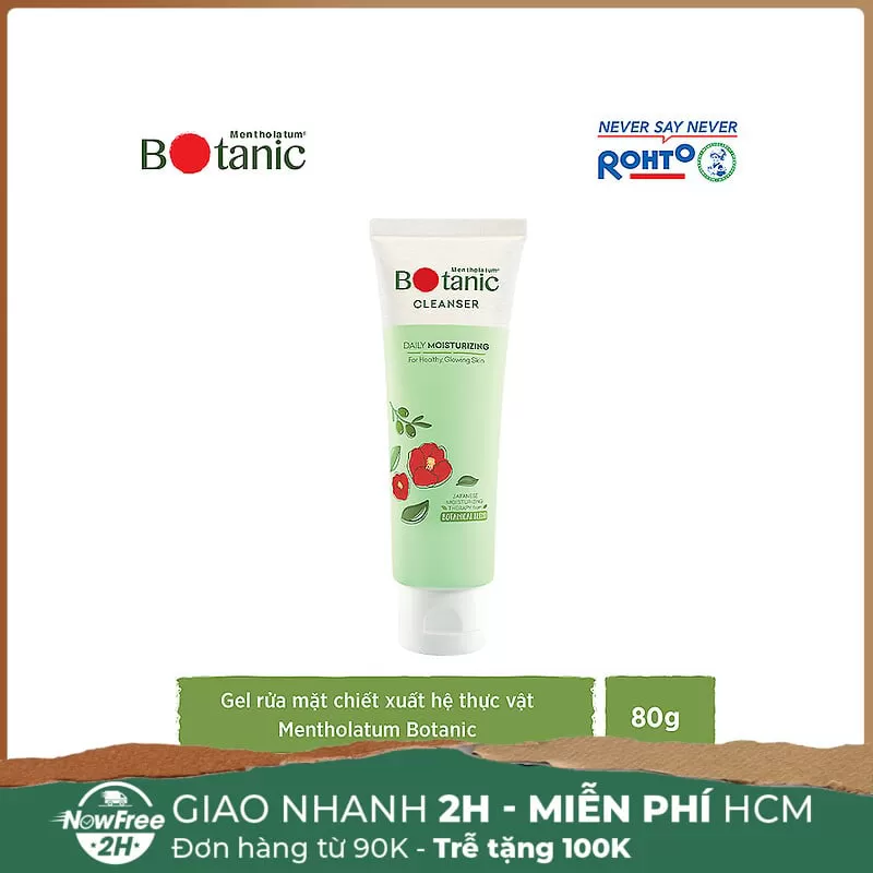 [Gift] Gel Rửa Mặt Mentholatum Botanic Chiết Xuất Hệ Thực Vật 80g