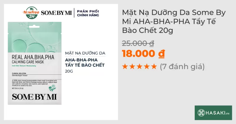 Mặt Nạ Dưỡng Da Some By Mi AHA-BHA-PHA Tẩy Tế Bào Chết 20g