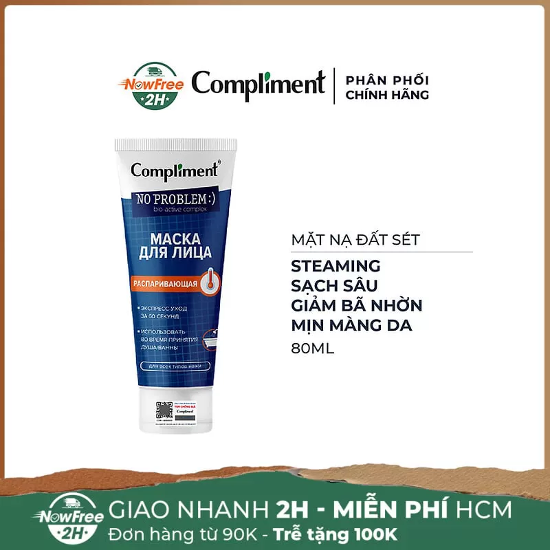 Mặt Nạ Đất Sét Compliment Steaming Sạch Sâu 80ml