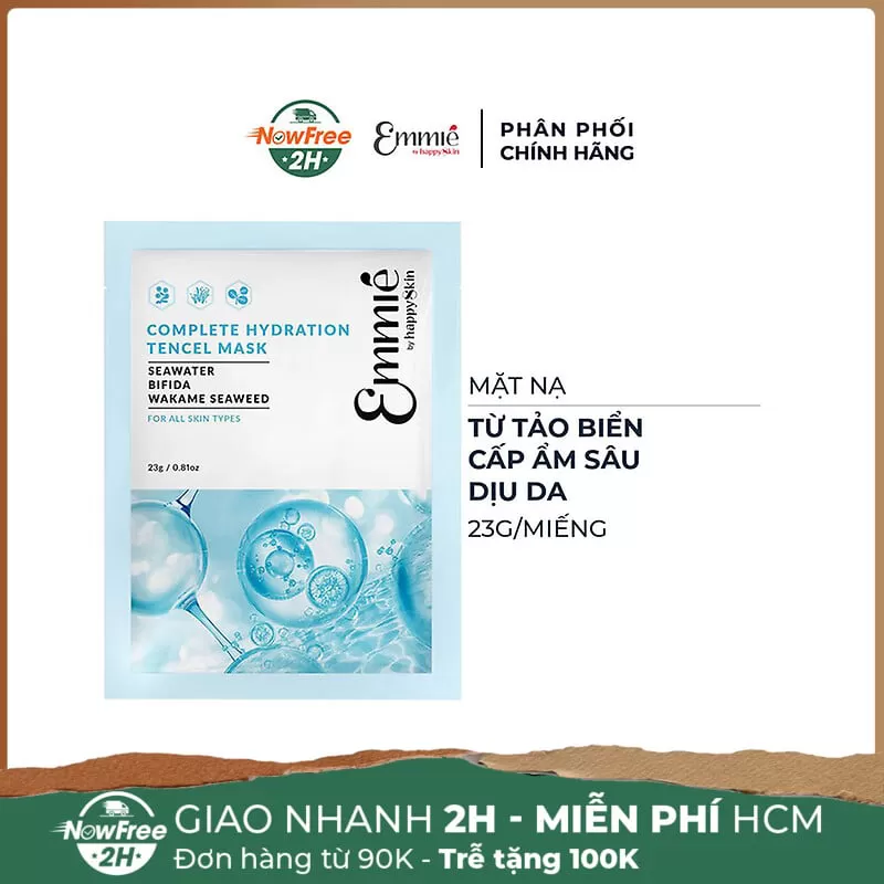 Mặt Nạ Emmié Cấp Ẩm Sâu, Dịu Da Từ Tảo Biển 23g