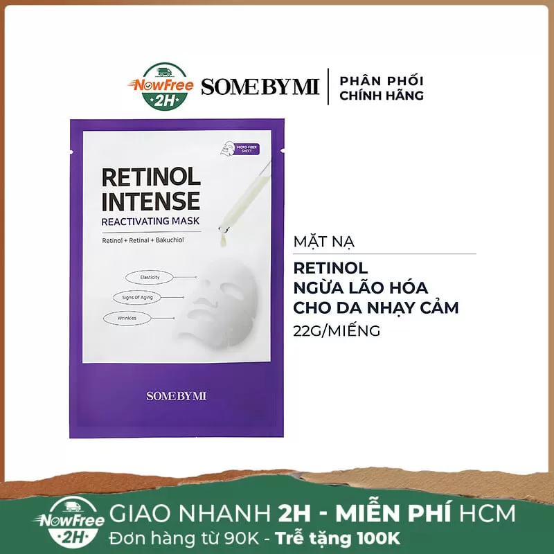 Mặt Nạ Some By Mi Retinol Ngừa Lão Hóa Cho Da Nhạy Cảm 22g