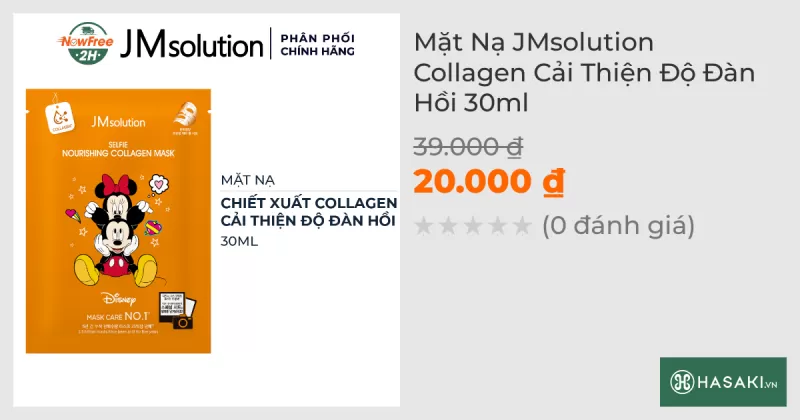 Mặt Nạ JMsolution Collagen Cải Thiện Độ Đàn Hồi 30ml