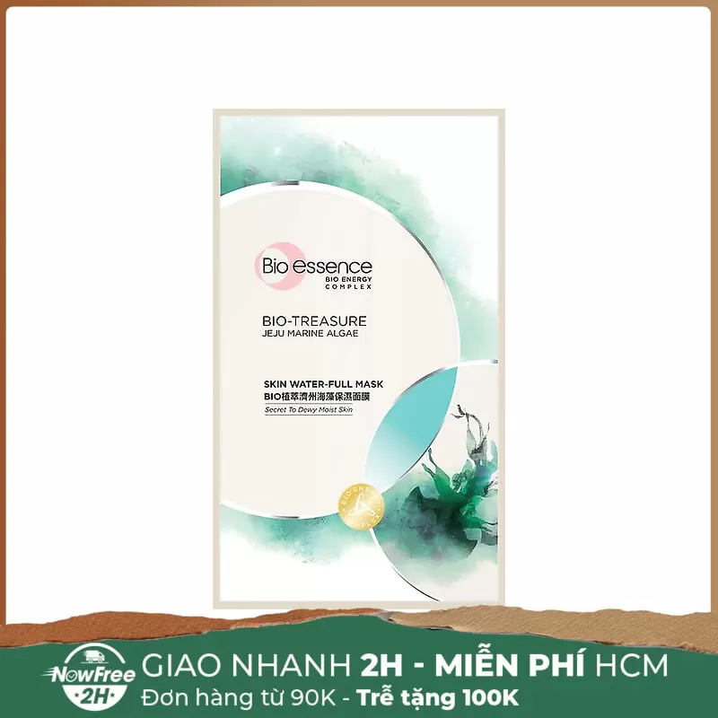 [HSD 09/2025] Mặt Nạ Bio-essence Tảo Biển Jeju Dưỡng Da Ẩm Mượt 20ml