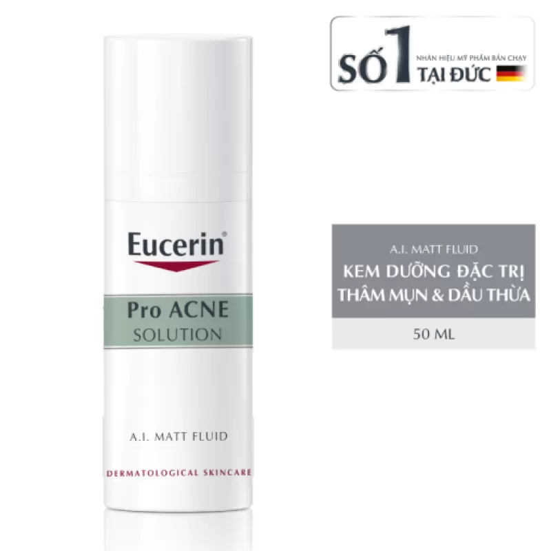 Kem Dưỡng Eucerin A.I MATT Fluid Pro Acne Solution