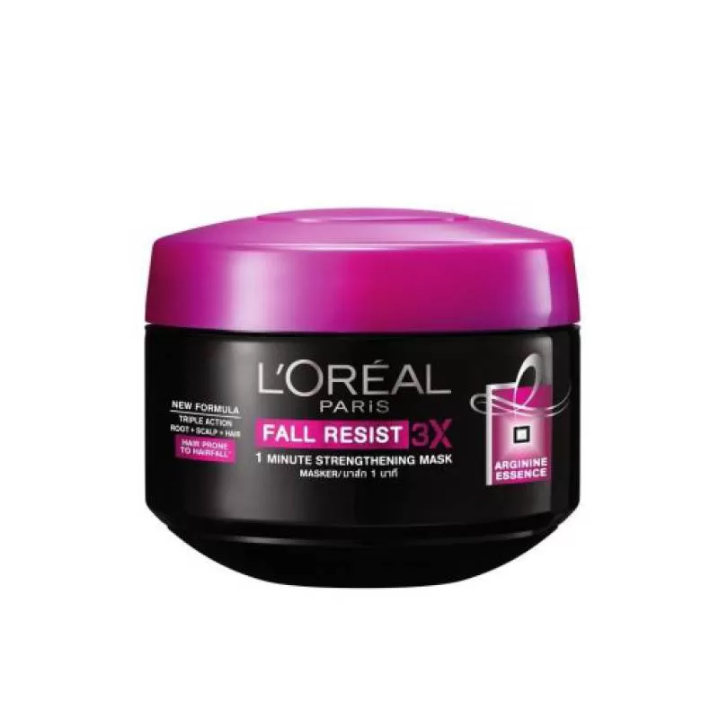 Kem Ủ Ngăn Gãy Rụng Tóc L’Oreal Paris Elseve Fall Resist 3X Mask 200ml