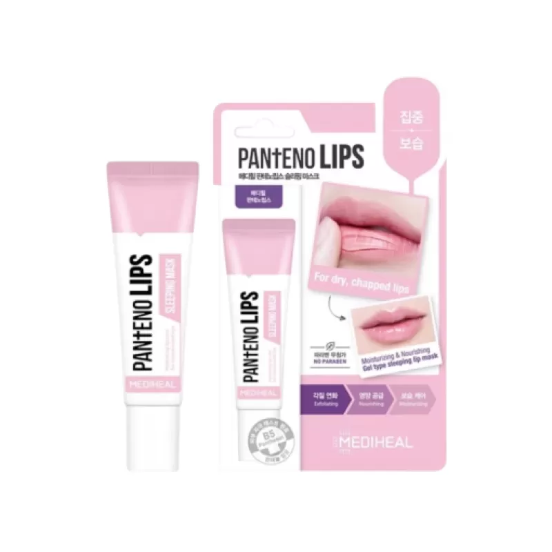 Mặt Nạ Ngủ Môi Mediheal Pantenolips Sleeping Mask 10ml