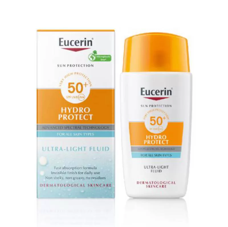 Kem Chống Nắng Eucerin Hydro Protect Ultra Light Fluid SPF 50+ 50ml