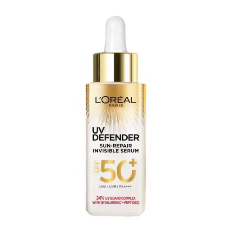 Kem Chống Nắng Loreal UV Defender Sun-Repair Invisible Serum SPF 50+ PA++++ 30ml