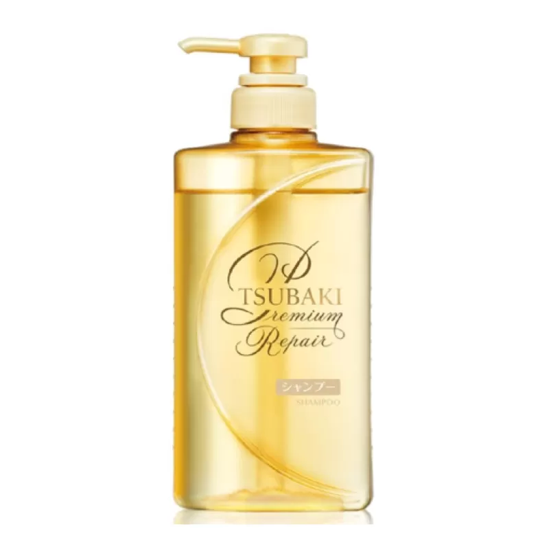 Dầu Gội Tsubaki Premium Repair Shampoo Phục Hồi Hư Tổn 490ml