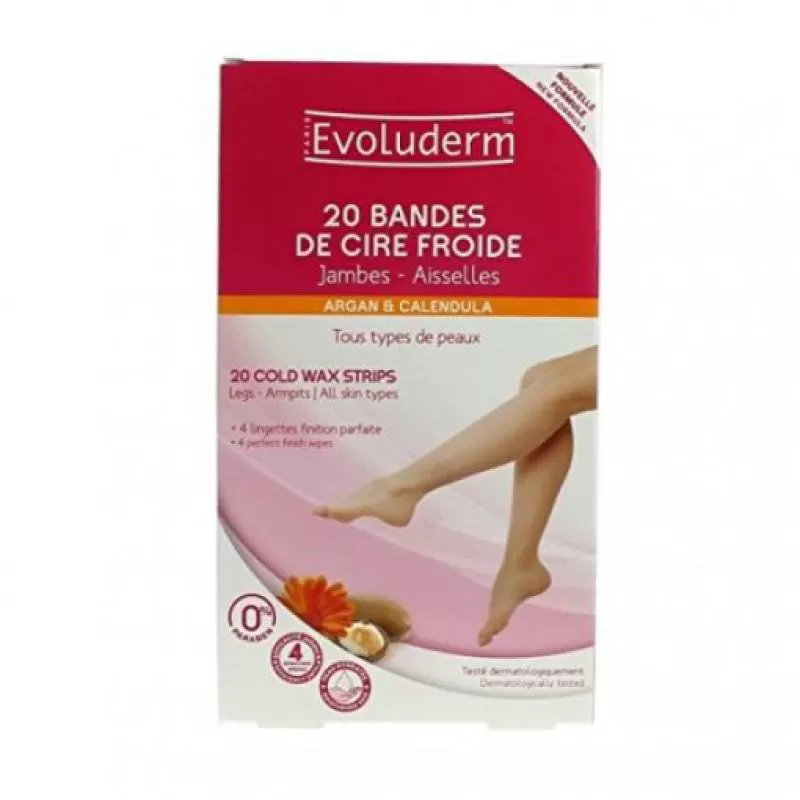 Tẩy Lông Evoluderm tay Chân 20 Miếng