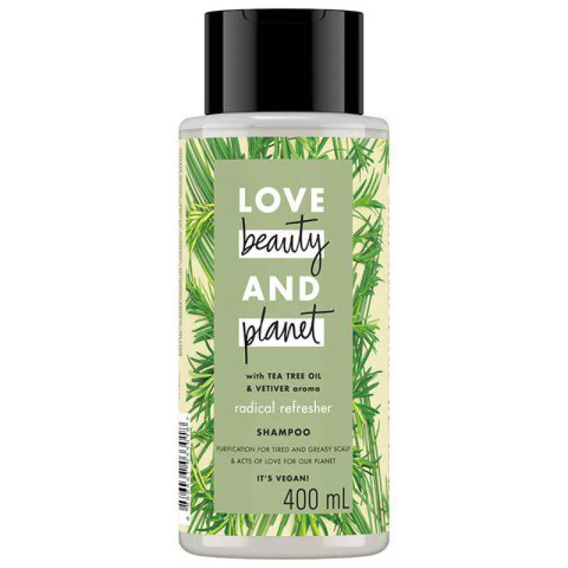 Dầu Gội Love Beauty & Planet Radical Refresher Xanh Lá Cây