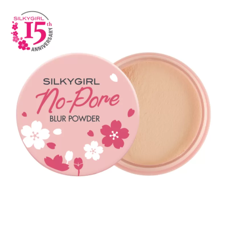 Phấn Phủ Bột SilkyGirl No Pore Blur Powder