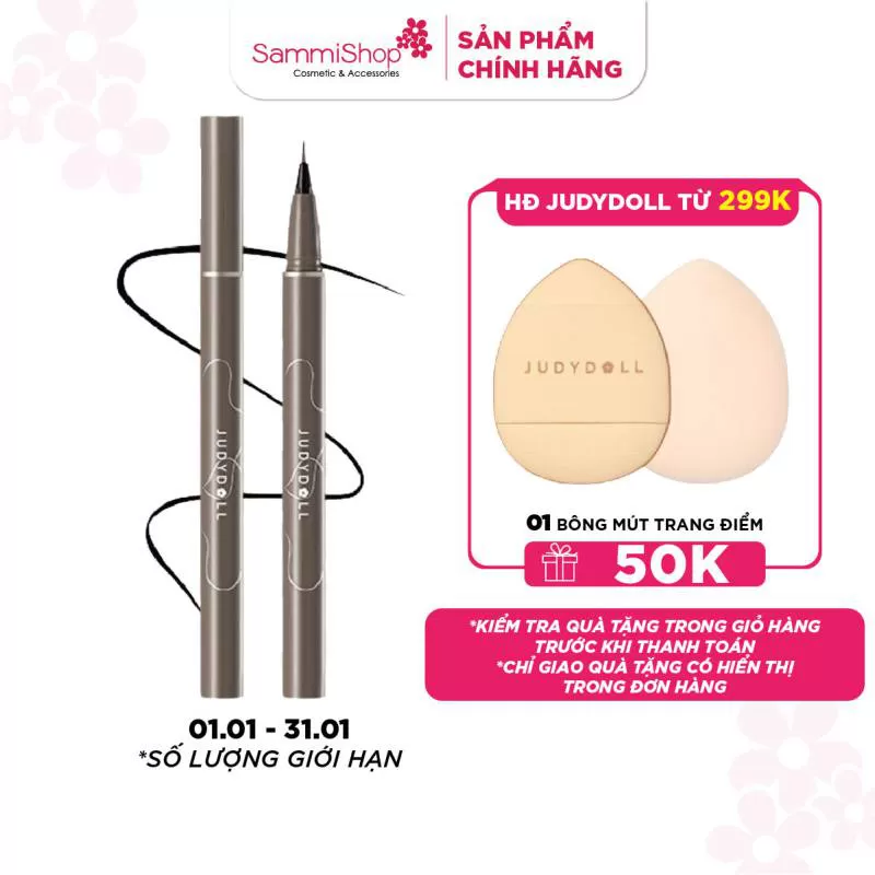 Judydoll Kẻ mắt Slim Liquid Eyeliner