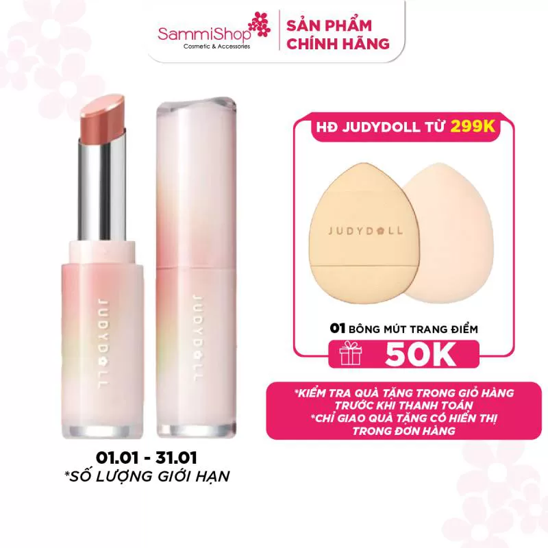 Judydoll Son dưỡng có màu Watery Glow Lipstick
