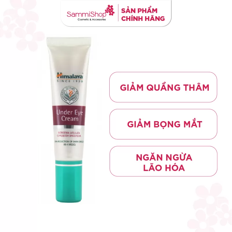 Kem loại bỏ quầng thâm mắt Himalaya Under Eye Cream (15g)
